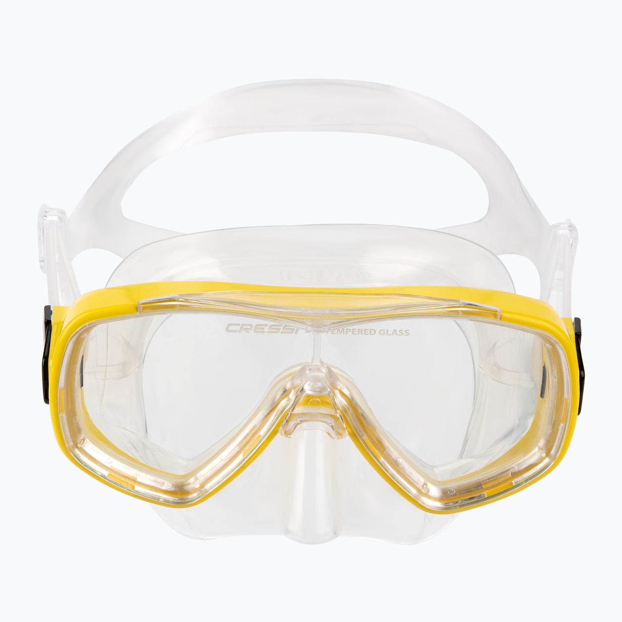 Cressi Onda Kinderschnorchelset + Mexiko-Maske + Schnorchel klar gelb DM11131 2