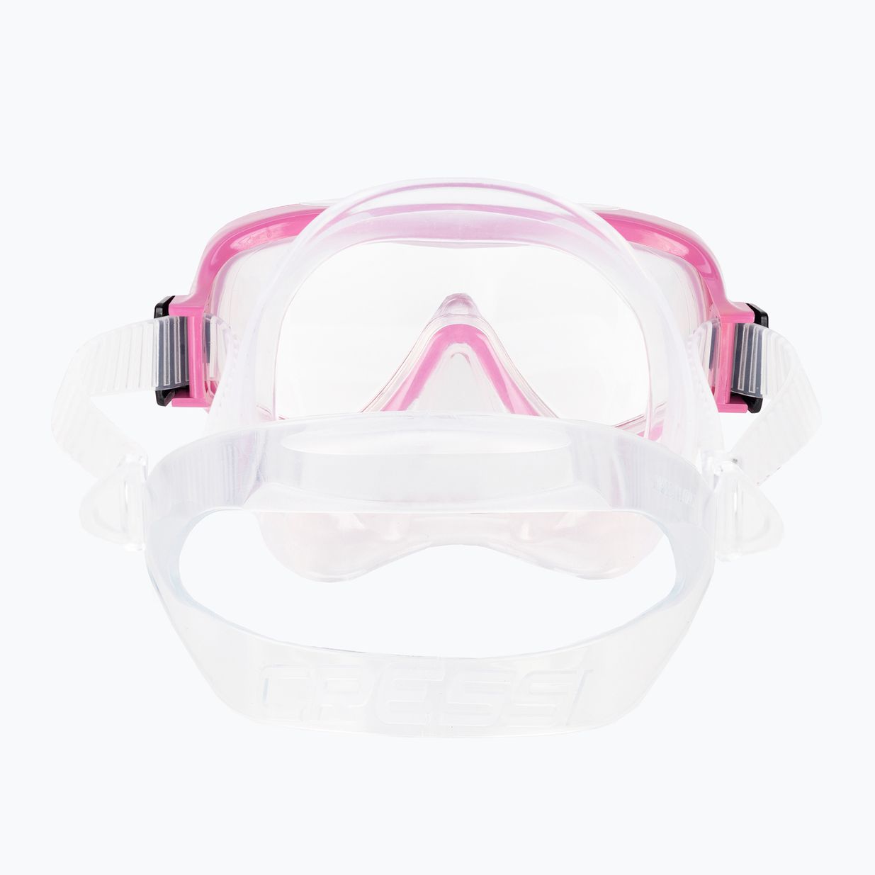 Kinder Tauchmaske Cressi Piumetta farblos-rosa DN254 5