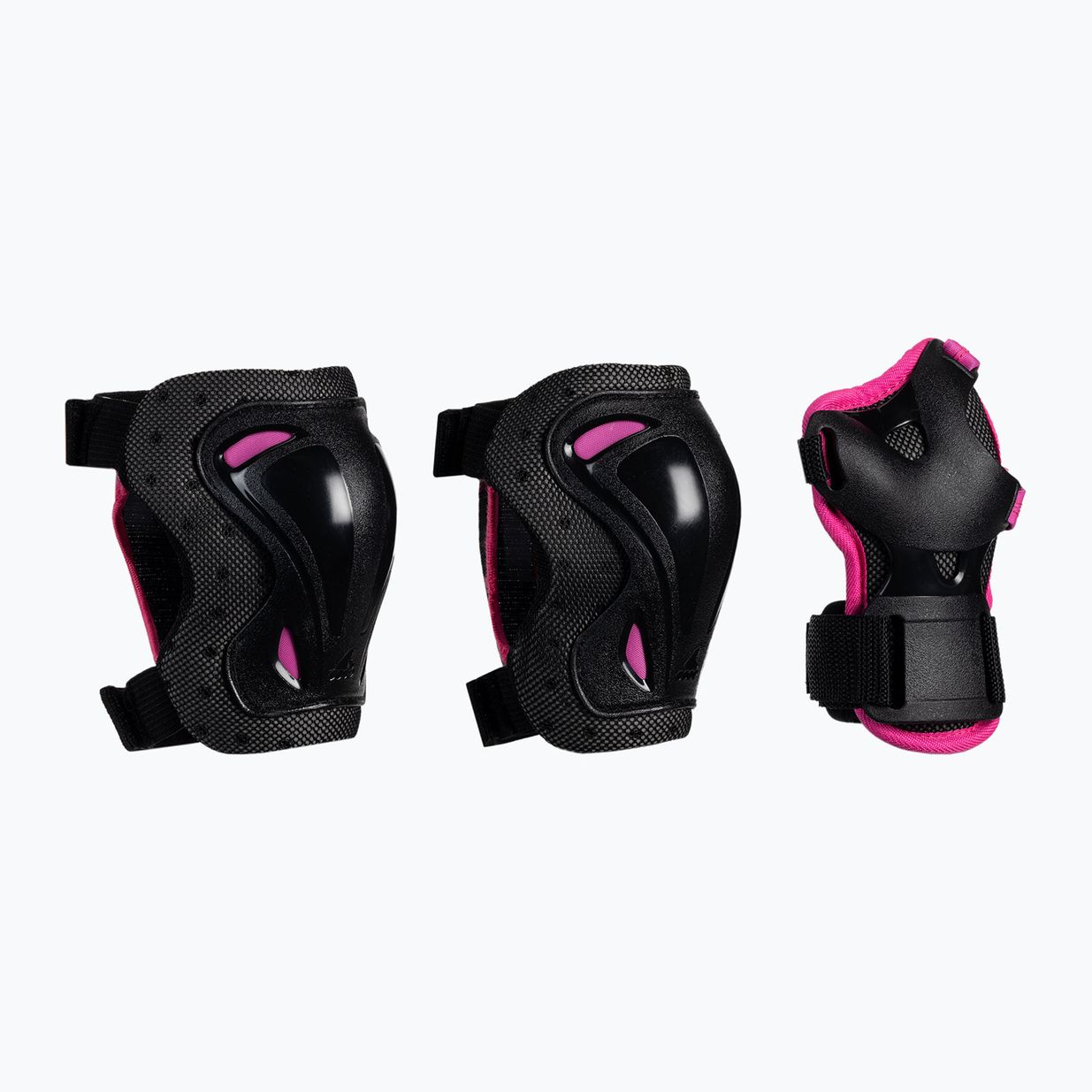 Rollerblade Skate Gear Junior 3er Pack Kinder Protektoren Set Schwarz 069P0300 7Y9