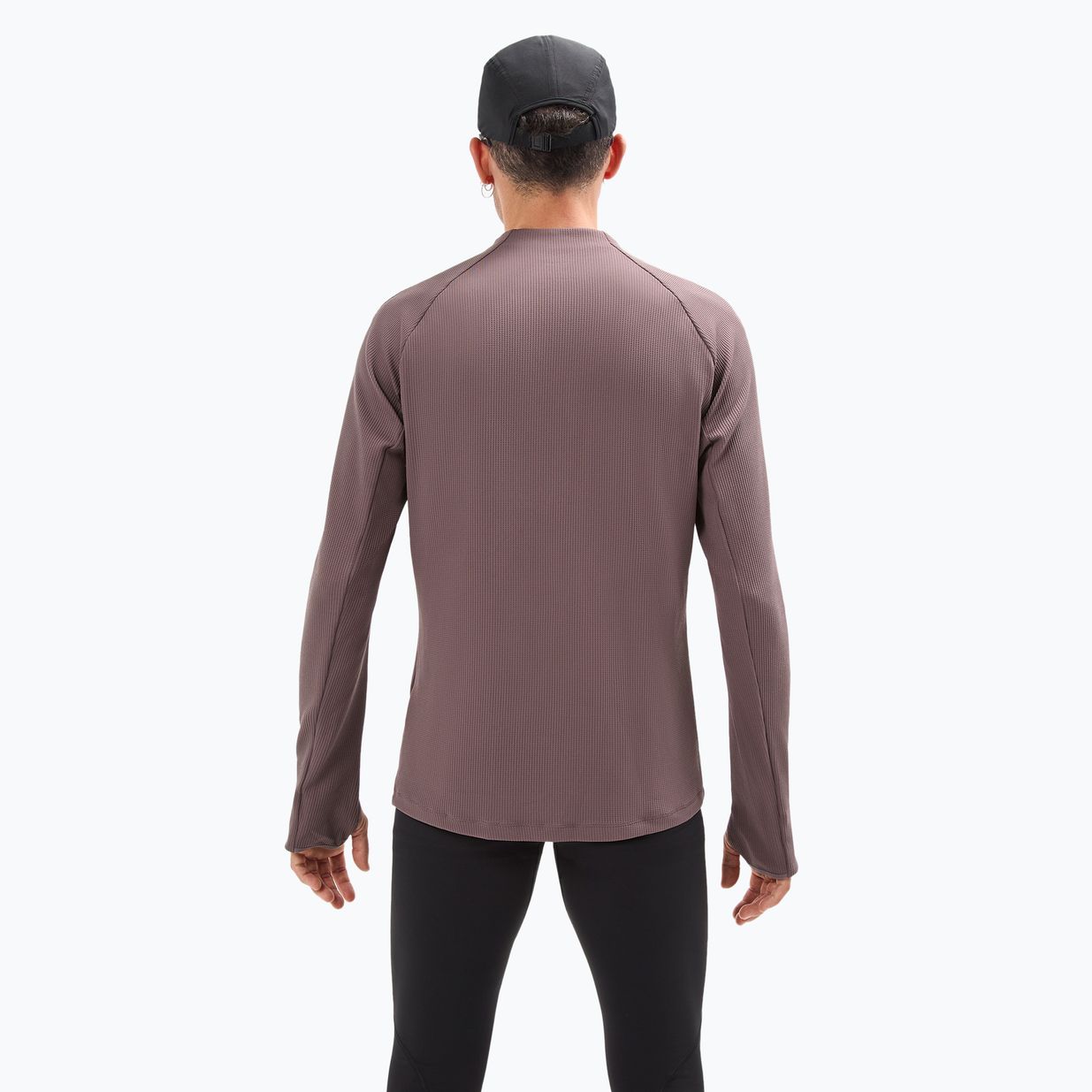 Herren NNormal Trail lila Langarm Laufshirt 3