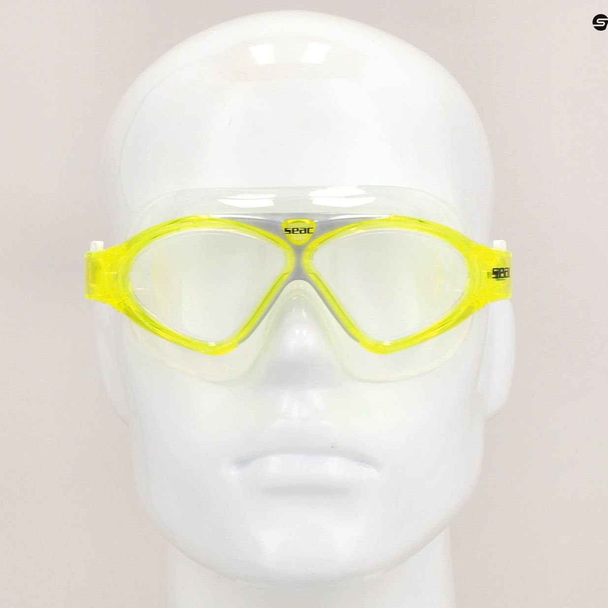 Schwimmmaske Taucherbrille Kinder SEAC Vision Jr yellow 9