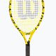 Wilson Minions Jr 19 Tennisschläger für Kinder gelb und schwarz WR068910H+ 5