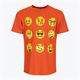 Kinder-Tennisshirt Wilson Emoti-Fun Tech Tee orange WRA807403