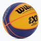 Wilson Fiba 3X3 Replica Paris 2004 Basketball blau/gelb Größe 6 2