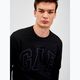 Herren GAP Logo Crewneck Sweatshirt schwarz 4