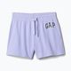 GAP Heritage French Logo Shorts für Frauen in frischem Lavendel 3