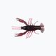 Relax Crawfish 1 Laminierter Gummiköder 8 Stück schwarz-rot glitzernd super rot CRF1