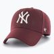 47 Brand MLB New York Yankees MVP SNAPBACK dunkel kastanienbraun Baseballmütze 5