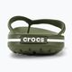 Crocs Crocband Flip Armee grün/weiß Pantoletten 7