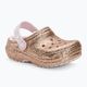 Crocs Classic Lined Glitter Clog gold/kaum rosa Kinder Pantoletten 2