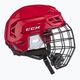 CCM Tacks 210 Combo Hockeyhelm rot 3