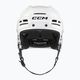 CCM Tacks 720 weißer Eishockeyhelm 2