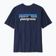 Herren Patagonia P-6 Logo Responsibili-Tee klassisch marinefarbenes Trekking-T-Shirt 6