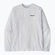 Herren Patagonia P-6 Logo Responsibili Longsleeve weiß 3