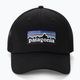 Patagonia P-6 Logo LoPro Trucker Kappe schwarz 4