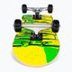 Kreatur Ripped Logo Micro Sk8 klassische Skateboard grün und gelb 122099 5