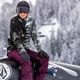 Damen Volcom Costus HD grau-schwarzes Snowboard Sweatshirt H4152205-BKB 3