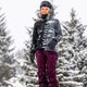 Damen Volcom Costus HD grau-schwarzes Snowboard Sweatshirt H4152205-BKB 4