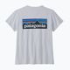 Damen-Trekking-T-Shirt Patagonia P-6 Logo Responsibili-Tee weiß 4