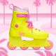 Inliner Damen IMPALA Lightspeed Inline Skate barbie bright yellow 18