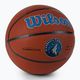 Wilson NBA Team Alliance Minnesota Timberwolves Basketball braun WTB3100XBMIN 2