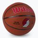 Wilson NBA Team Alliance Portland Trail Blazers Basketball braun WTB3100XBPOR 2