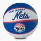 Wilson NBA Team Retro Mini Brooklyn Nets Basketball blau WTB3200XBBRO