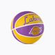 Wilson NBA Team Retro Mini Los Angeles Lakers Basketball lila WTB3200XBLAL 2