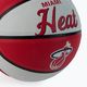 Wilson NBA Team Retro Mini Miami Heat Basketball rot WTB3200XBMIA 3