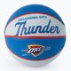 Wilson NBA Team Retro Mini Oklahoma City Thunder Basketball blau WTB3200XBOKC