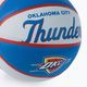 Wilson NBA Team Retro Mini Oklahoma City Thunder Basketball blau WTB3200XBOKC 3
