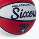 Wilson NBA Team Retro Mini Philadelphia 76ers Basketball rot WTB3200XBPHI 3