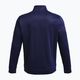 Training Sweatshirt Hoodie Herren Under Armour Armour Fleece 1/4 Zip midnight navy/black 5