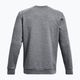 Herren Under Armour Essential Fleece Crew Sweatshirt Pech grau mittel heather/weiß 5