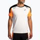 Brooks Run Visible 2.0 Herren Laufshirt ecru/fluoro flash/schwarz