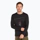 Icebreaker Merino 150 Tech Lite Bear Lift Herren-Trekking-Longsleeve schwarz