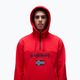 Herren Napapijri Burgee Half Zip Hooded 2.0 rot goji Sweatshirt 4