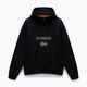 Herren Napapijri Burgee Half Zip Hooded 2.0 Sweatshirt schwarz 041 5