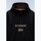 Herren Napapijri Burgee Half Zip Hooded 2.0 Sweatshirt schwarz 041 7