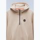 Herren Napapijri B-Badge Half Zip Hooded Sweatshirt beige rockig 7