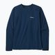 Damen-Trekking-T-Shirt Patagonia P-6 Logo Responsibili-Tee LS tidepool blau 8