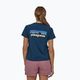 Damen-Trekking-T-Shirt Patagonia P-6 Logo Responsibili-Tee tidepool blau 2