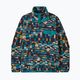 Patagonia Herren Fleece-Sweatshirt LW Synch Snap-T P/O fitz roy patchwork/belay blau 6