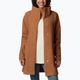 Columbia Panorama Langer camelbrauner Damen-Fleece-Mantel 5