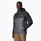 Herren Columbia Powder Lite II Hooded Daunenjacke Stadtgrau/Haifisch 4