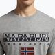 Herren Napapijri NP0A4GDQ gris T-shirt 3