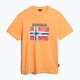 Herren Napapijri NP0A4H22 naranja t-shirt 5