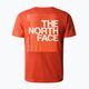 Herren-Trekking-T-Shirt The North Face Foundation Grafik orange NF0A55EFLV41 2