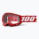 100% Accuri 2 neon/rot/klar Fahrradbrille 5