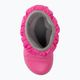 Crocs Winter Puff Kids Schneestiefel electric pink/hellgrau 5